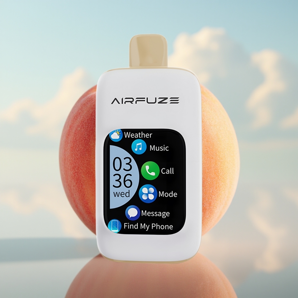 AirFuze Smart 30000 Pufova Disposable Pod - Juicy Peach (5% nikotina, 900mAh, Type-C)