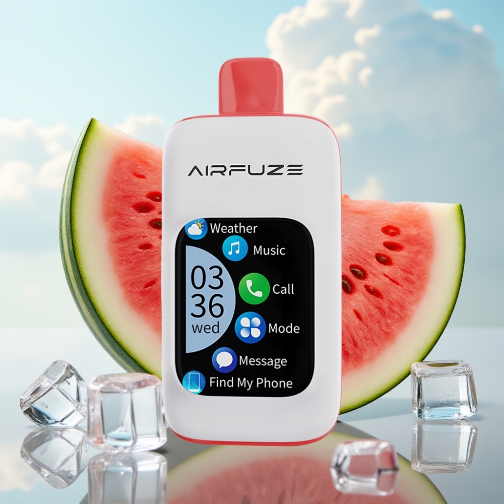 AirFuze Smart 30000 Pufova Dispozabilni Pod - 900mAh, Tip-C, Lubenica Led