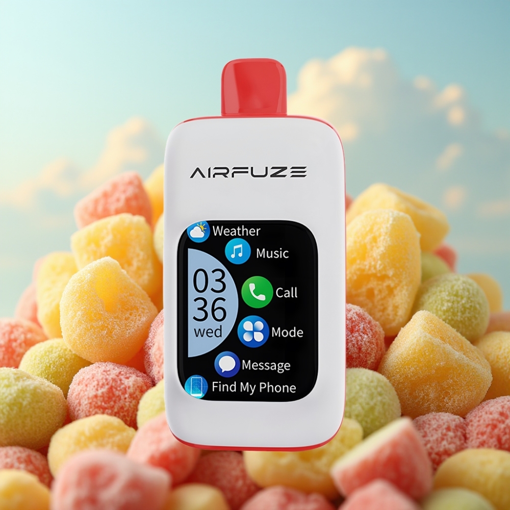 AirFuze Smart 30000 Pufova Jednokratna Vape Kisela Gumen Bombona, 5% nikotina, 900mAh, Type-C