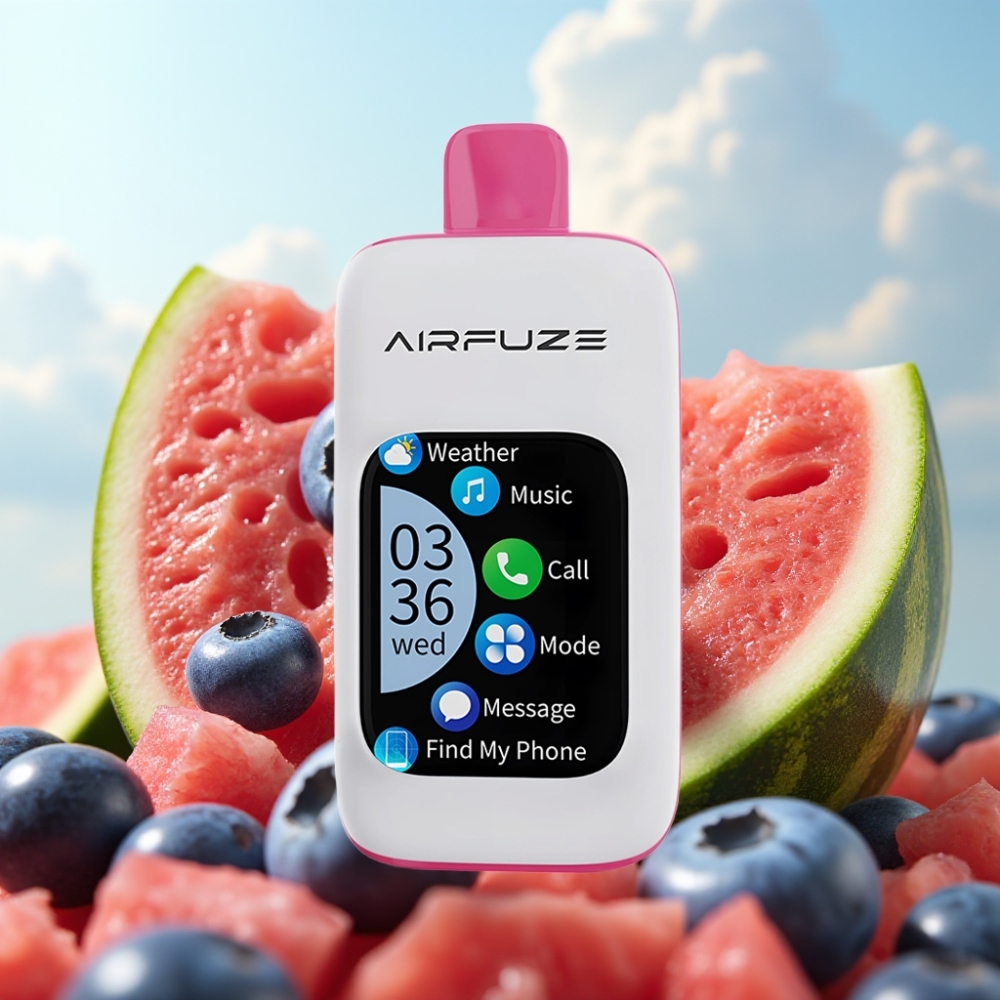 AirFuze Smart Pro 40000 Puffs – 900mAh Baterija, 20ML Tekućine, 2%/5% Nikotina, Borovnica Lubenica