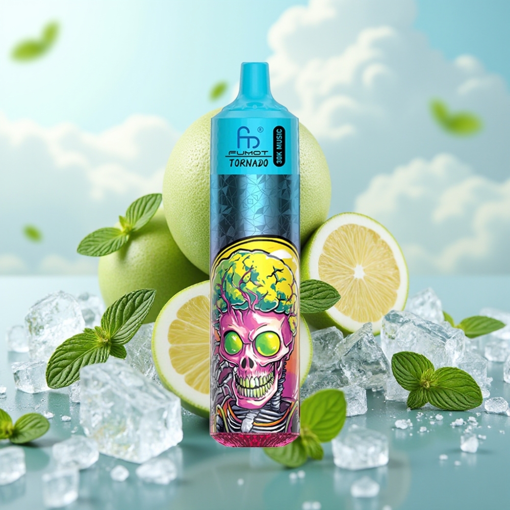 Fumot RandM Tornado 30000 - 30.000 pufova, 30mL tečnost, 5% nikotina, Mint Ice