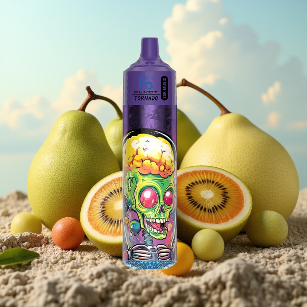 Fumot RandM Tornado 30000 – 30.000 pufova, 30mL tečnosti, 2% ili 5% nikotina, Kiwi Pasiflora Guava