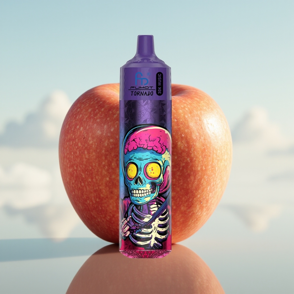 Fumot RandM Tornado 30000 - Trojna Jabuka, 30mL, 2%/5% nikotina, 600mAh baterija