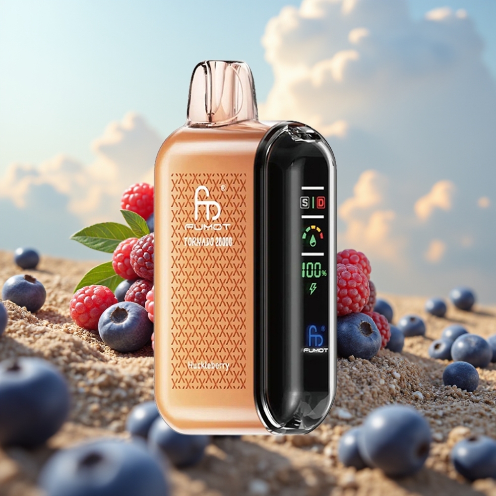 Fumot Tornado 20000 Puffs Dispozabil Vape Huckleberry – 20000 Pufova, 20ml Tekućine, 850mAh Baterija
