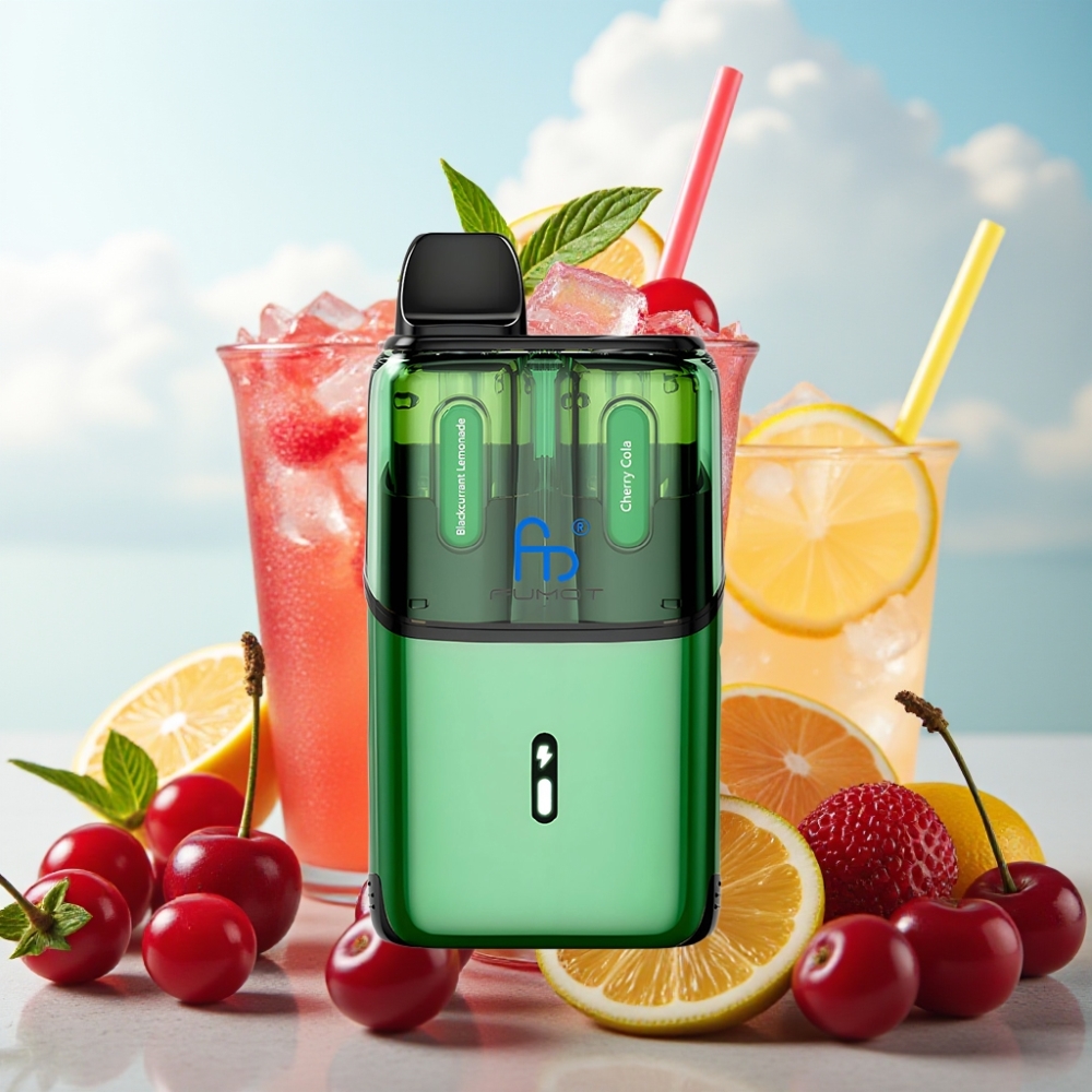 Fumot Ultra T32000 Dispozabil Vape Crna Ribizla Limunada - Višnja Kola, 32000 pufova, 800mAh, Type-C punjenje