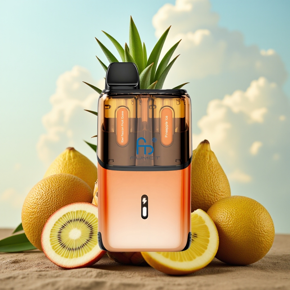 Fumot Ultra T32000 Dispozabil Vape - Kivi Pasija Guava & Ananas Led, 32000 pufova, 24ml, 800mAh