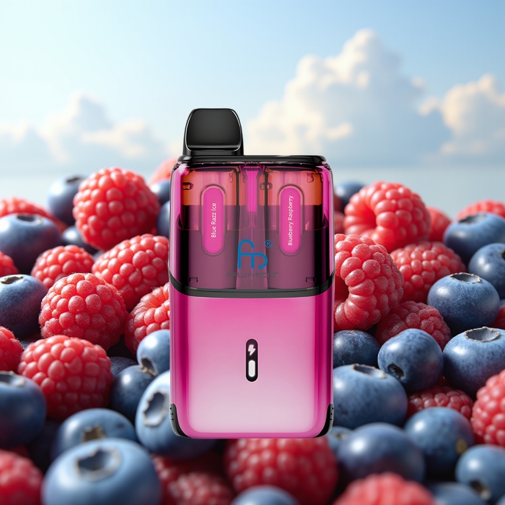 Fumot Ultra T32000 Dispozabil Vape - Plava Malina Led (Borovnica/Malina) - 32000 Pufova, 800mAh, Type-C