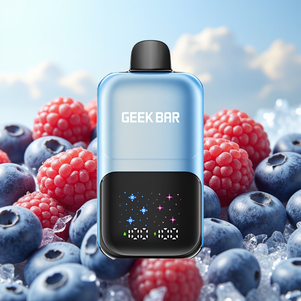GEEK BAR 2GO 20ml 50000 Puffova Dve Serije Jednokratna Vape Pen – Dual Tanks, 5% Nikotina, Borovnica Malina Led