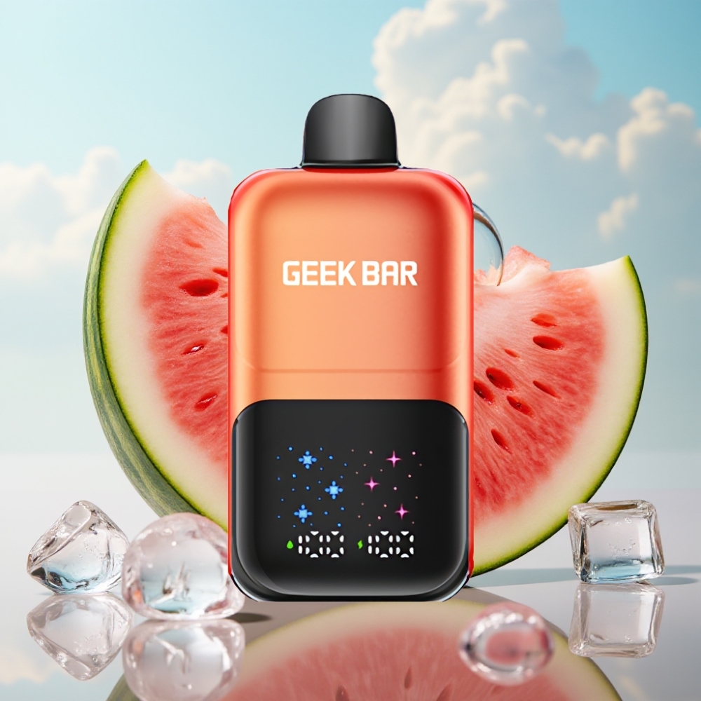 GEEK BAR 2GO 20ml 50000 Puffs Two Series Dispozabil Vape Pen Lubenica Žvakaća Guma Led – 50000 Puffs, Dual Tank, 5% Nikotin