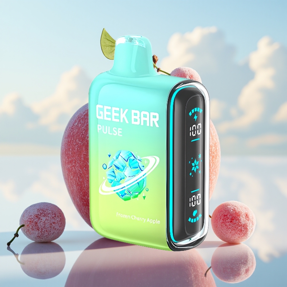 GEEK BAR Pulse 15000 Puffs Dispozabil Vape - Zamrznuta Edicija, 16ML, 5% Nikotina, Podešavanje Protoka Vazduha