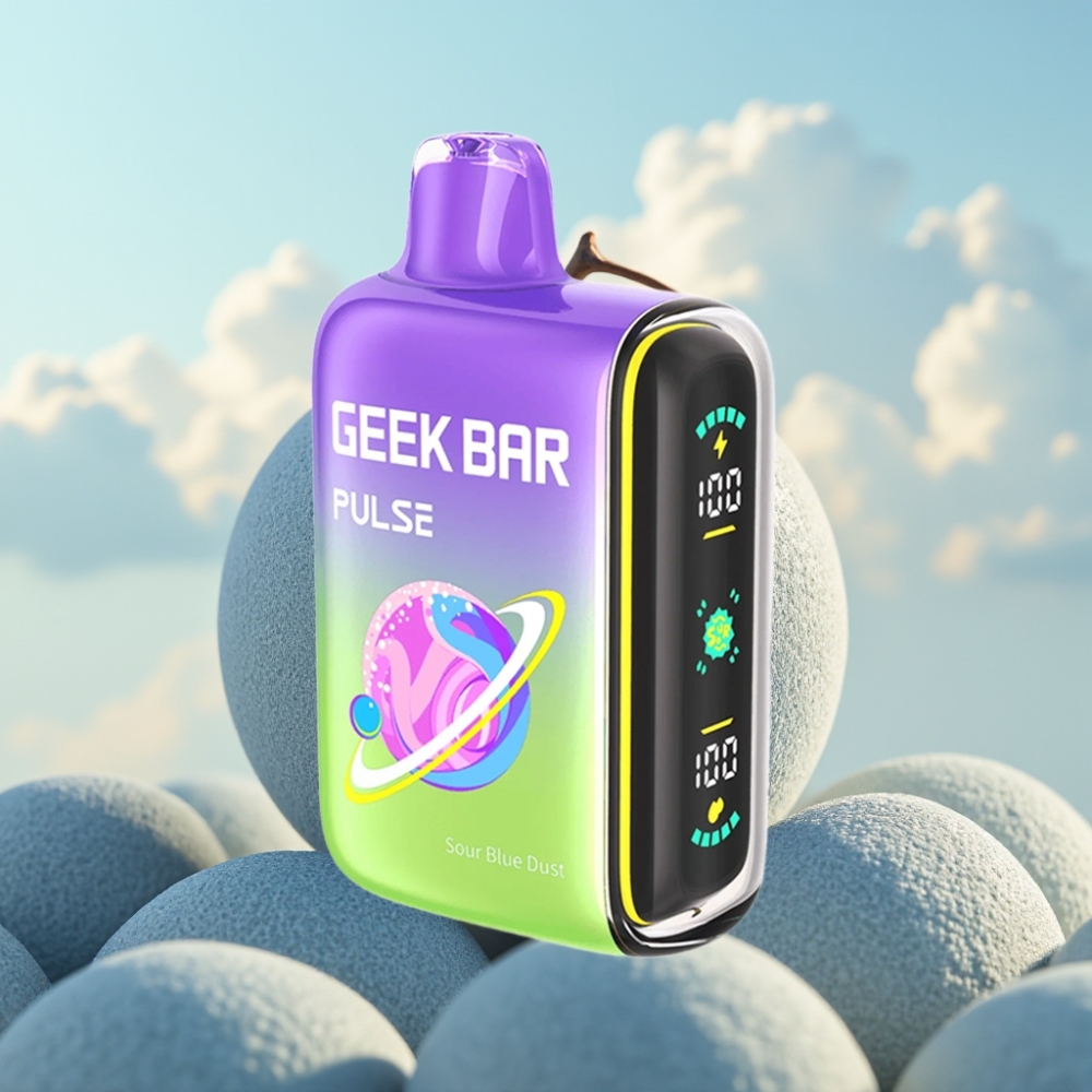 GEEK BAR Pulse 15000 Puffs Dispozabilni Vape Kisela Edicija – 16ML, 5% Nikotina, Podesivi Protok Vazduha