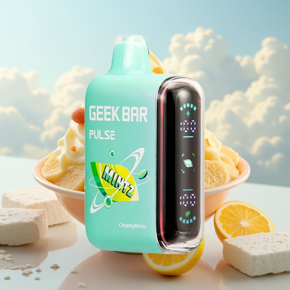 Geek Bar Pulse 15000 Puffs Dispozabil Vape Mintz Edicija – 16ML, 5% nikotina, 650 mAh