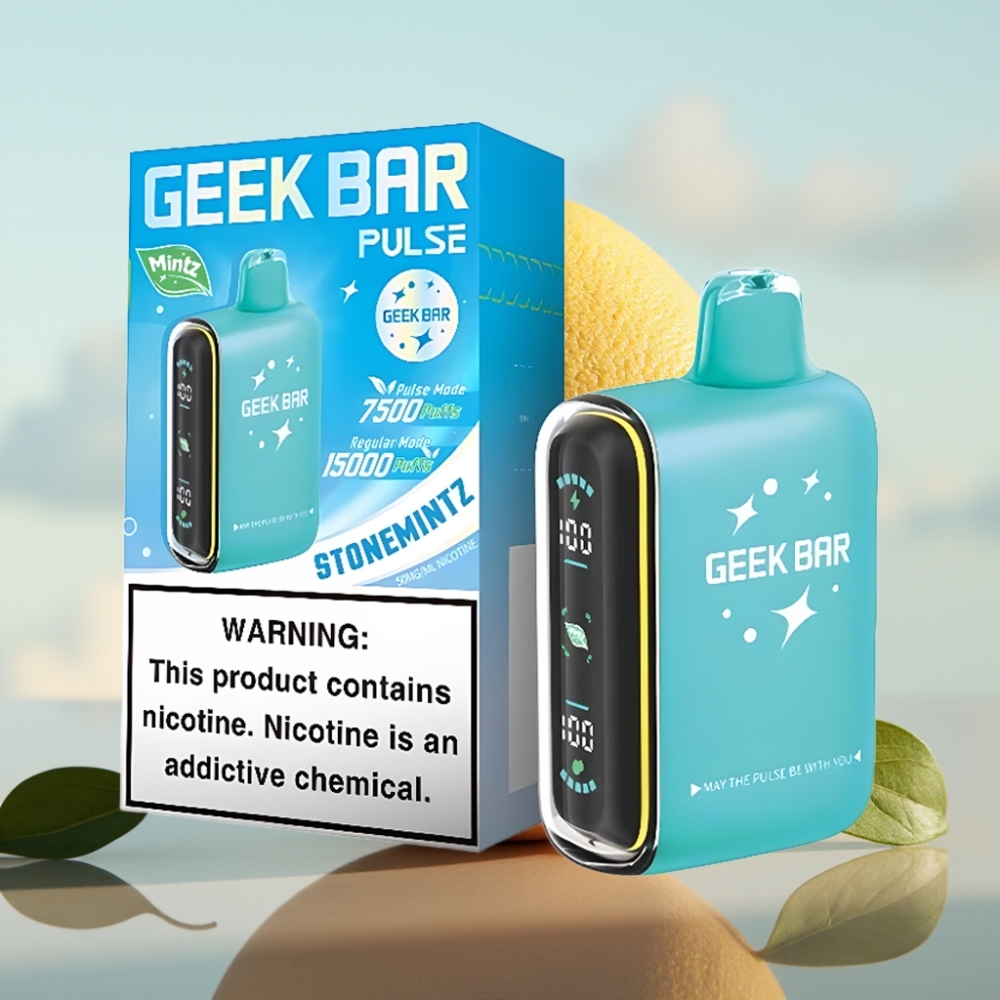 Geek Bar Pulse 15000 Puffs Dispozabil Vape Mintz Edicija – 16ML, 5% nikotina, 650 mAh