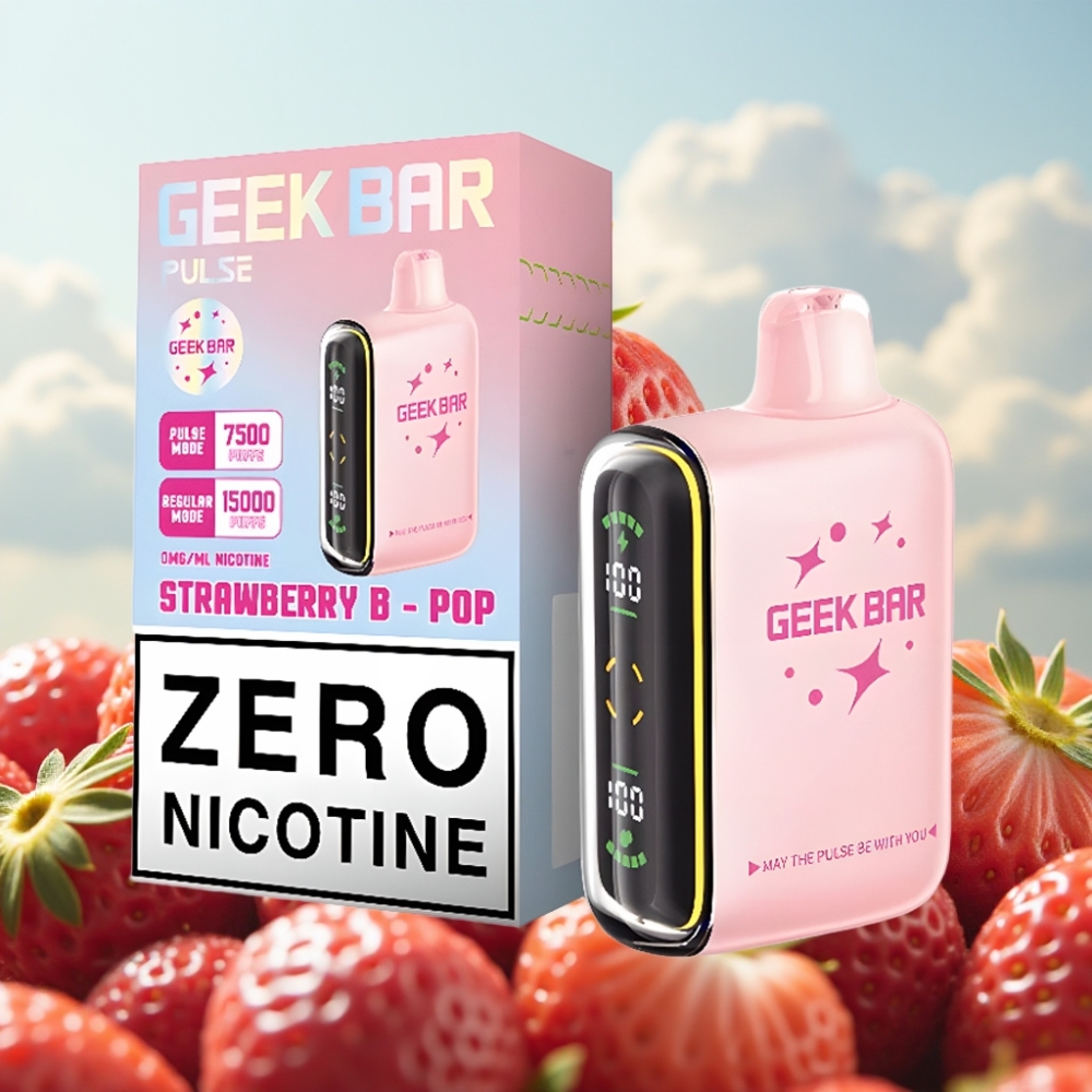 Geek Bar Pulse 15000 Pufova – 16ML, 5% nikotina, podesivi protok vazduha, 650 mAh baterija