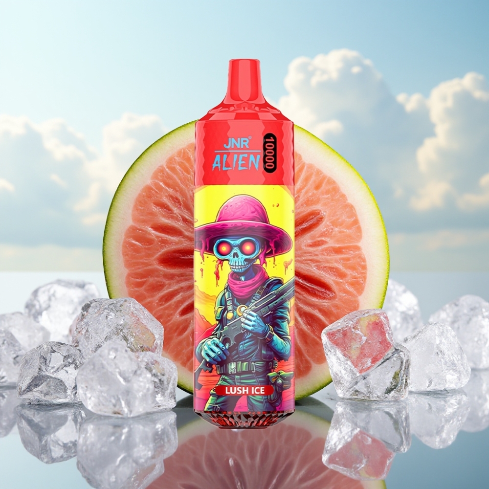 JNR Alien 10000 Puffs – 850mAh, 20ml, Type-C, LED (RGB) – Lush Ice (Osvežavajuća Ledena Aroma)