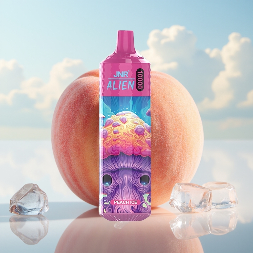 JNR Alien 10000 Puffs - Brest leda (RGB), Tip-C brzo punjenje, 20ml tečnosti, 850mAh baterija