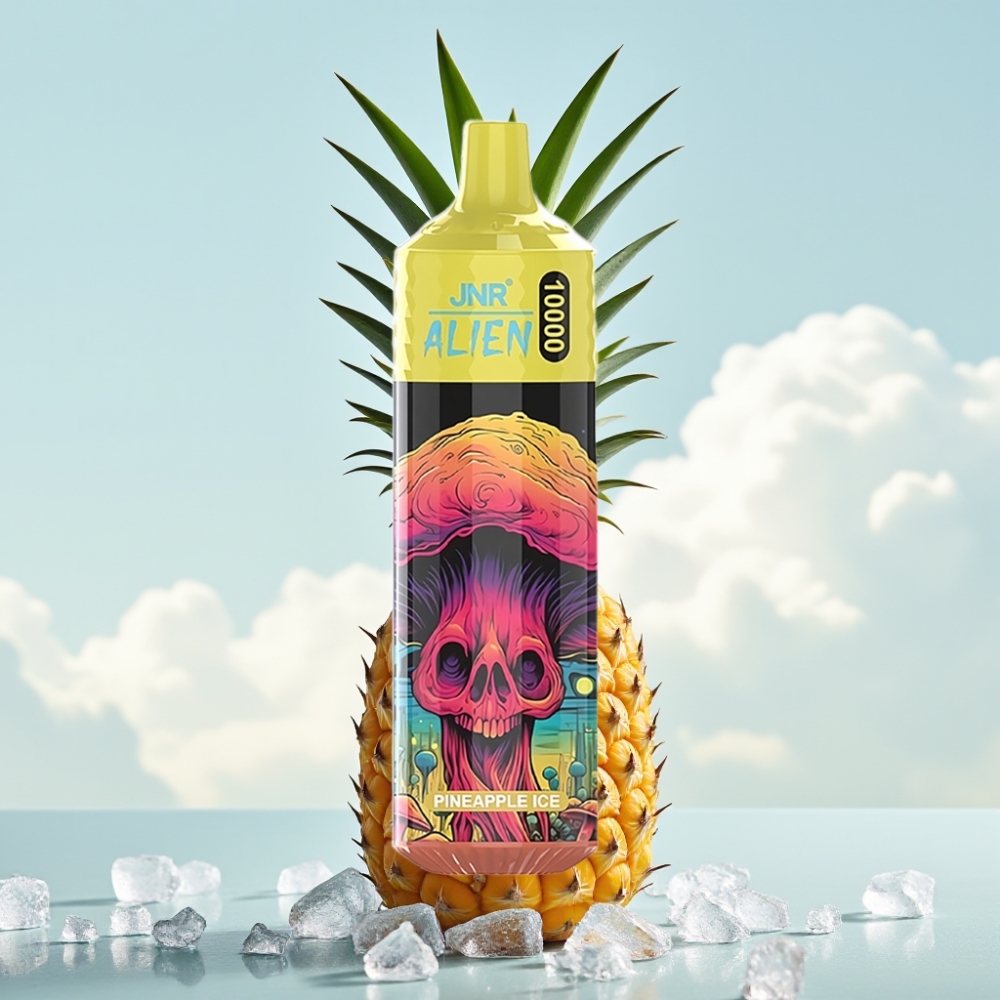 JNR Alien 10000 Puffs Dispozabil Vape Ananas leda, 850mAh, 20ml, Type-C