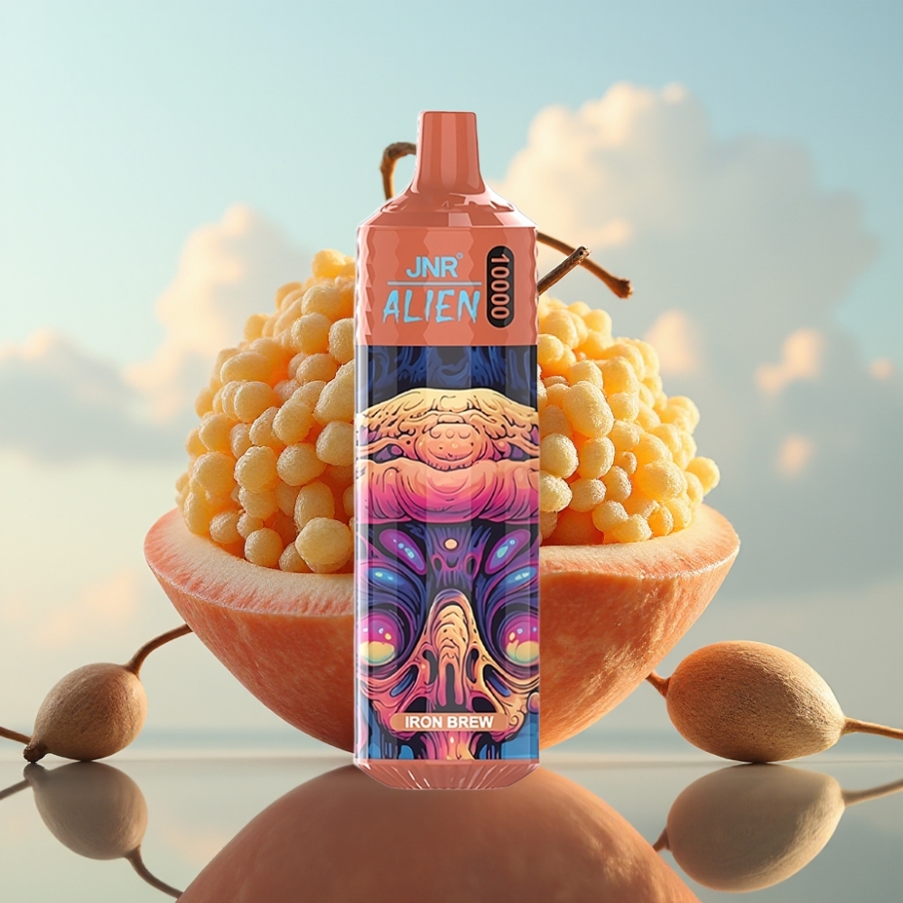 JNR Alien 10000 Puffs Dispozabil Vape Gvožđe napitak – 10000 pufova, 850mAh, 20ml, Type-C