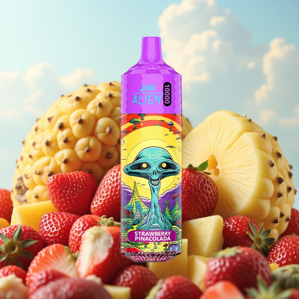 JNR Alien 10000 Puffs Dispozabil Vape Jagoda Pina Kolada - 10000 pufova, 850mAh, 20ml