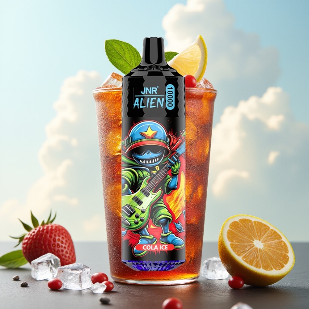 JNR Alien 10000 Puffs Dispozabil Vape Kola Led sa 850mAh baterijom, 20ml tečnosti, Type-C punjenje