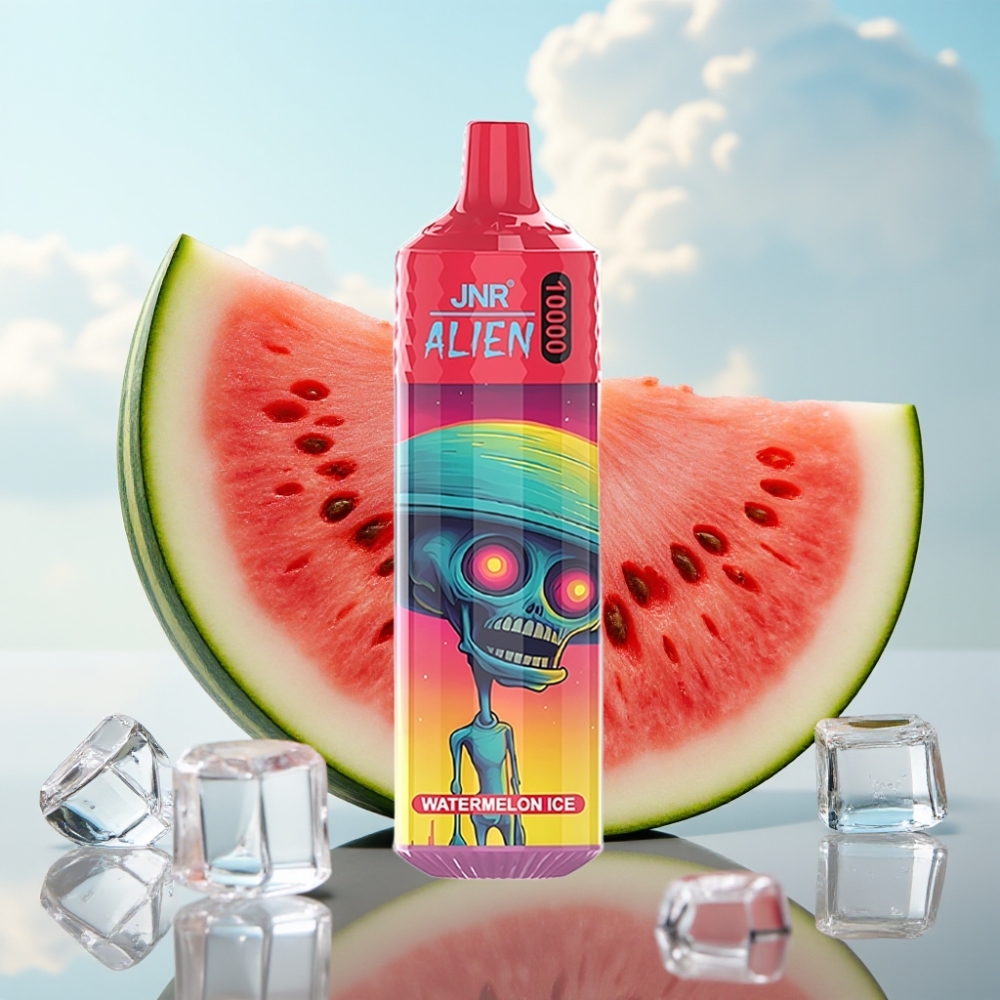 JNR Alien 10000 Puffs Dispozabil Vape Lubenica Led – 10000 pufova, 850mAh, 20ml tečnosti, Type-C punjenje