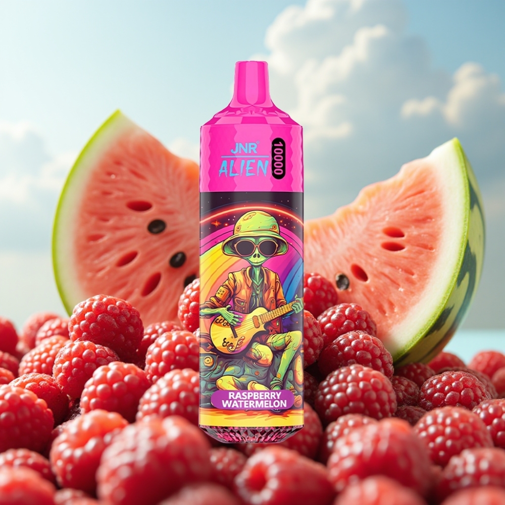 JNR Alien 10000 Puffs Dispozabil Vape Malina Lubenica – 10000 pufova, 850mAh, 20ml, Type-C