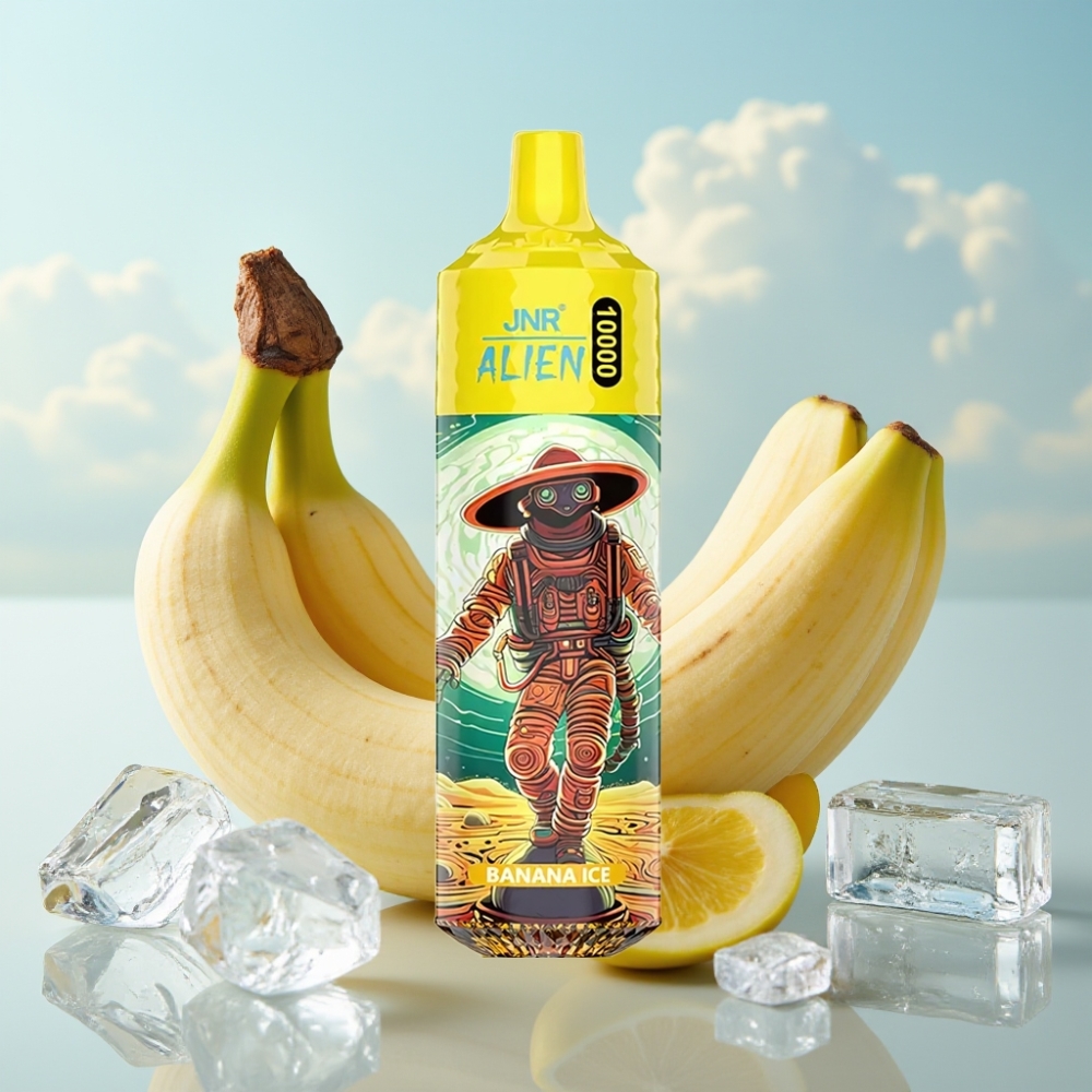JNR Alien 10000 Puffs Dispozabilna Vape Banana Ice – 20ml, 850mAh, Type-C