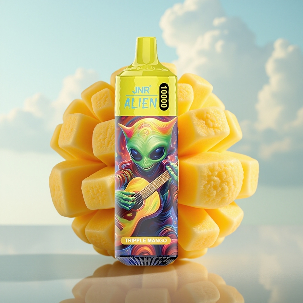 JNR Alien 10000 Puffs Dispozabilna Vape Trostruki mango – 850mAh, 20ml, Type-C punjenje