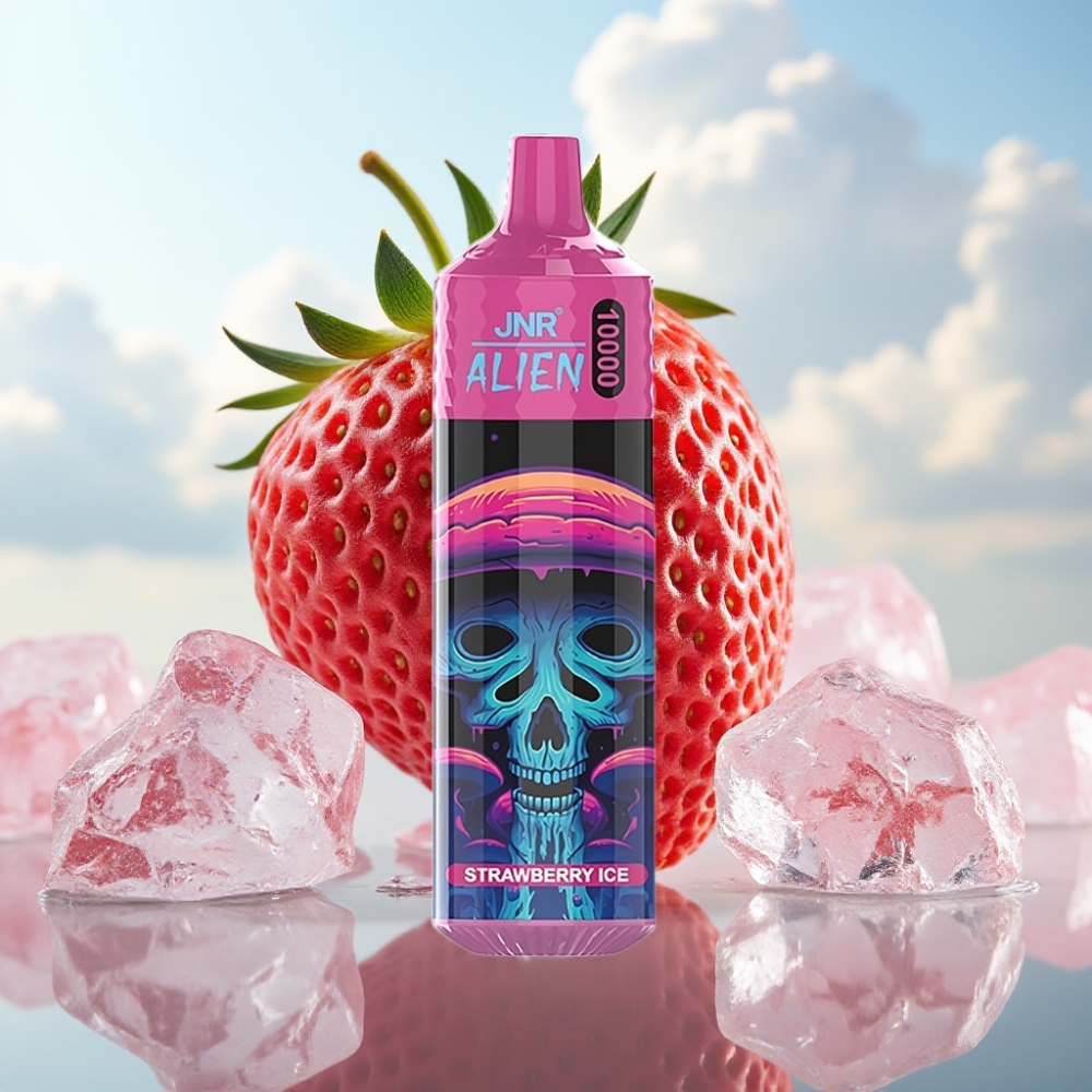 JNR Alien 10000 Puffs Dispozabilni Vape Jagoda Led – 850mAh, 20ml, Type-C