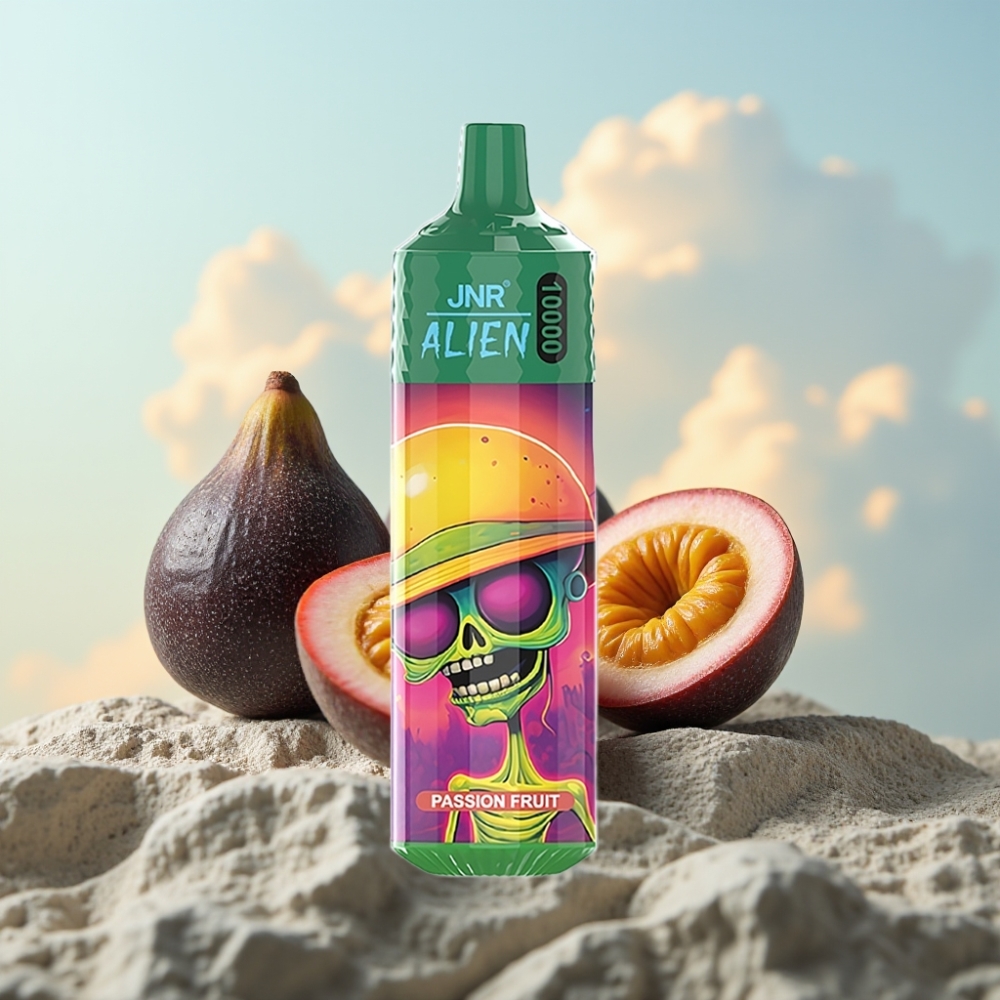 JNR Alien 10000 Puffs Dispozabilni Vape - Pasiflora, 850mAh, 20ml, Type-C