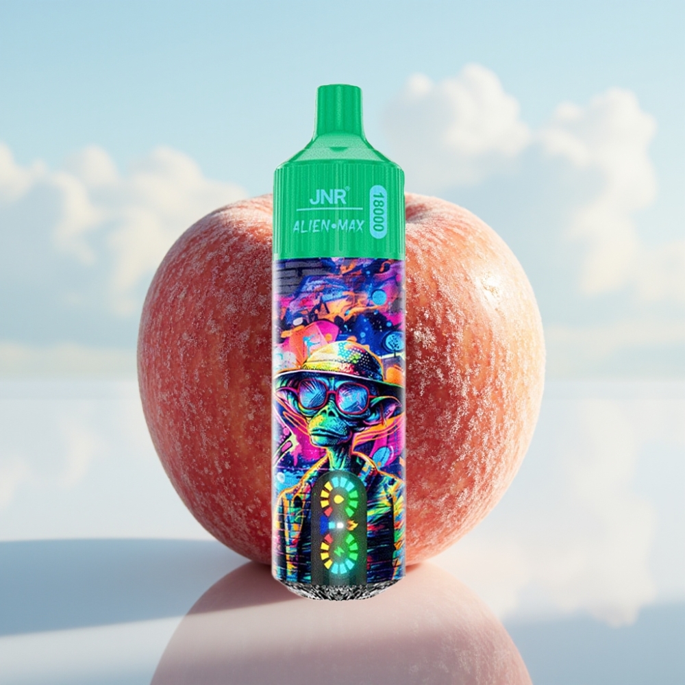 JNR Alien Max 18000 Puffs Dispozabil Vape Zamrznuta Jabuka – 18000 pufova, 28ml tečnosti, 850mAh baterija, Tip-C punjenje