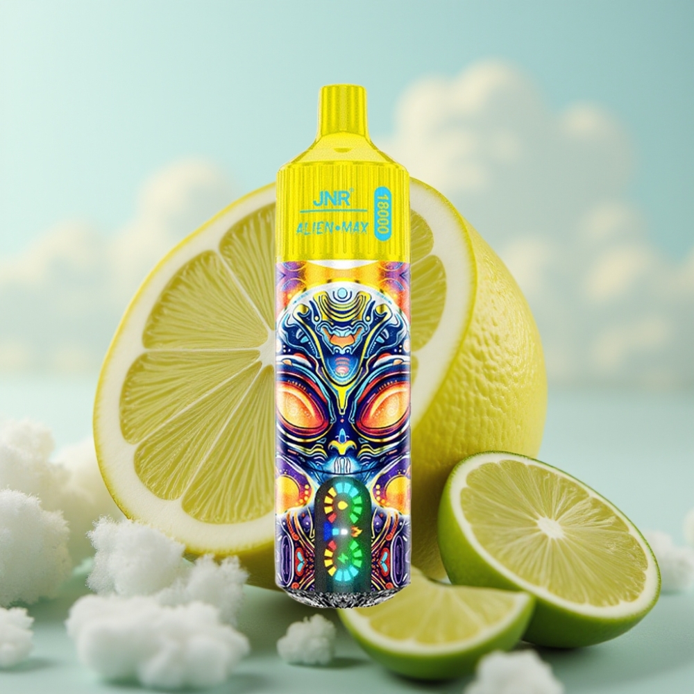 JNR Alien Max 18000 Puffs Dual Mesh Coil, 28ml E-liquid, 850mAh, Limun & Lime