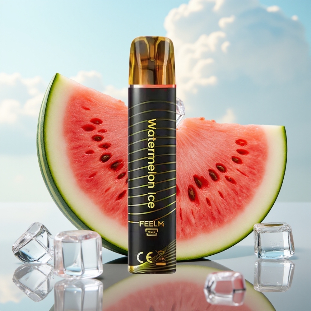 JNR Black&Golden 600+200 Puffs Dispozabil Vape Lubenica Led, 800 Puffs, 550mAh, 2ml