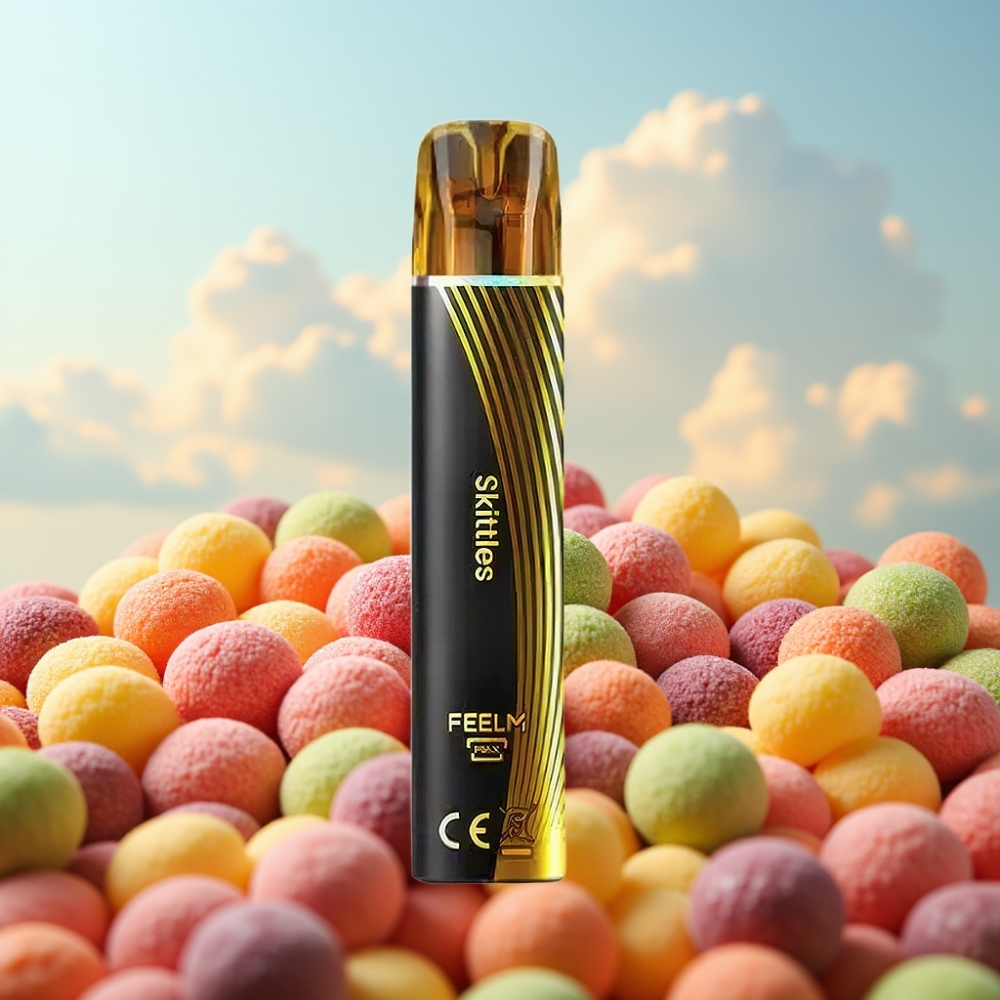 JNR Black&Golden 600+200 Puffs Dispozabil Vape Skittles – 800 Puffs, 550mAh, 2ml, TPD