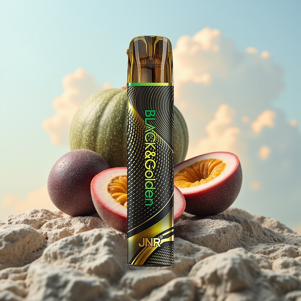 JNR Black&Golden 600+200 Pufovi Dispozabil Vape Passion Monster – 800 Pufova, 550mAh, 2ml, 2% Nikotina