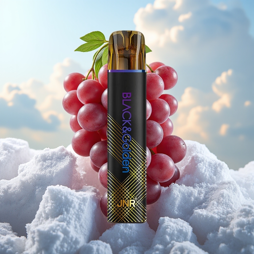 JNR Black&Golden 800 Puffs Dispozabil Vape Grožđe Led 550mAh 2ml 2%