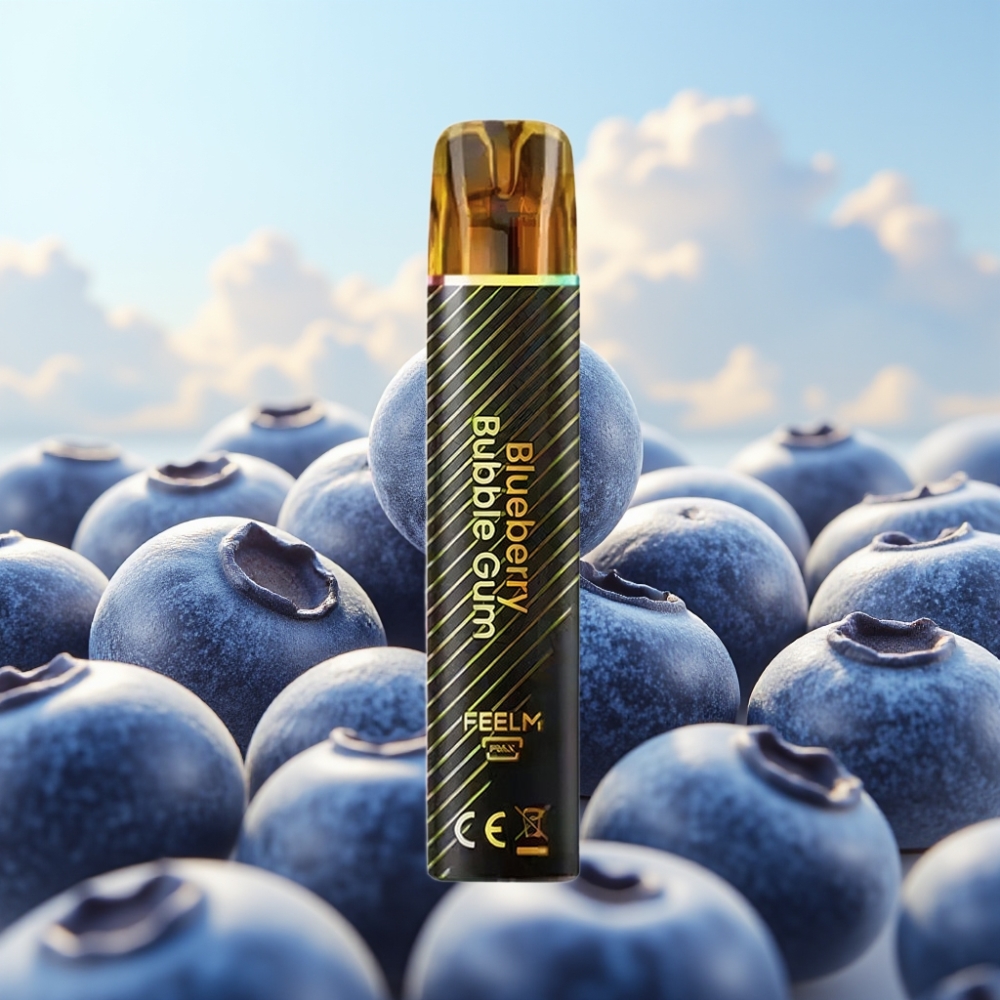 JNR Black&Golden 800 Puffs Dispozabil Vape Plava Borovnica Bubica Guma, 550mAh, 2ml