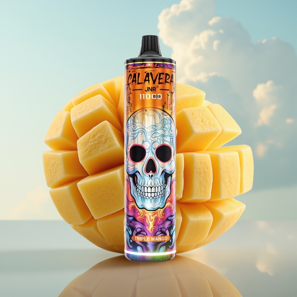 JNR Calavera 11000 Puf Dispozabil Vape - Trostruki Mango, 21ml, 850mAh, 1.0ohm Mesh