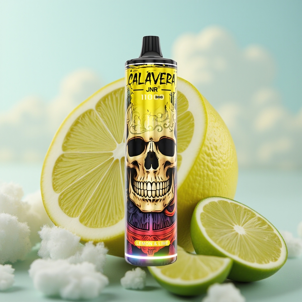 JNR Calavera 11000 Puffs Dispozabil Vape Limun & Lajm, 850mAh, Type-C, 21ml