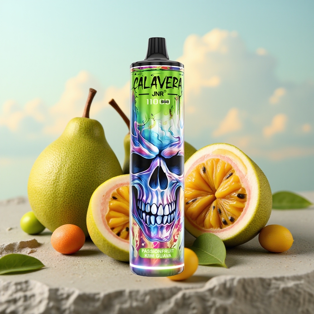 JNR Calavera 11000 Pufova Dispozabil Vape Pasiflora Kivi Guava – 850mAh, 21ml, Tip-C punjenje