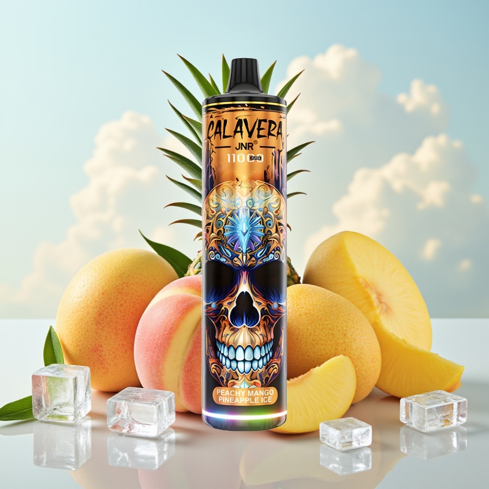 JNR Calavera 11000 Pufova Dispozabilna Vape Bresta Mango Ananas Led, 21ml, 850mAh, 1.0ohm Mesh