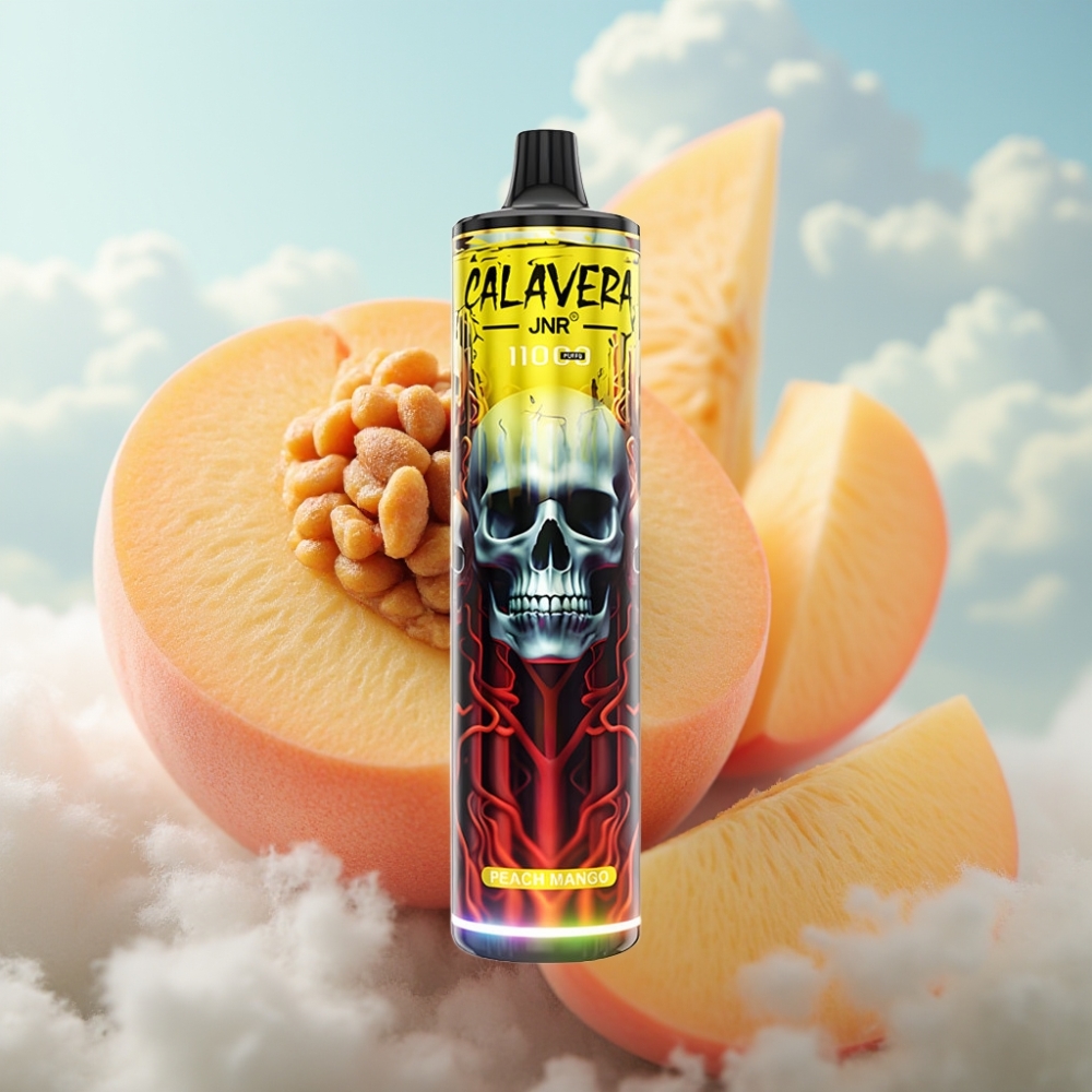JNR Calavera 11000 Pufova Jednokratna Vape Brestika Mango, 850 mAh, 21ml, 1.0ohm Mesh