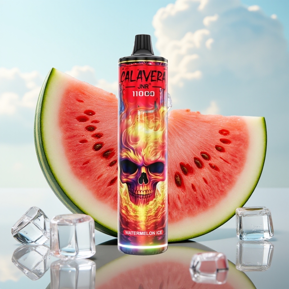 JNR Calavera 11000 Pufova Jednokratna Vejp Bubanj Led, Tip-C punjenje, 850 mAh baterija, 21ml tečnost