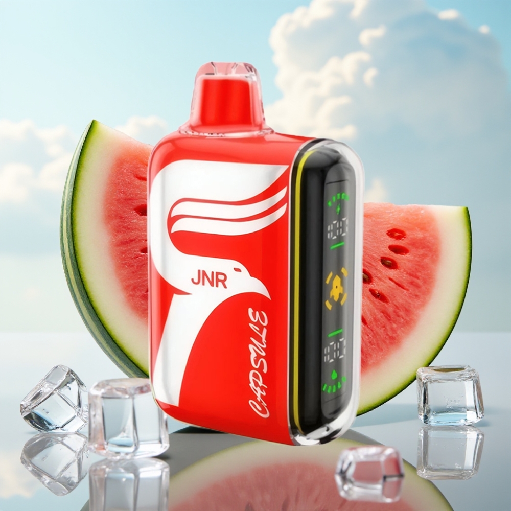 JNR Capsule 15000 Puffs Dispozabilna Vape Lubenica Led 850mAh, 20ml, Dual Mesh Coil