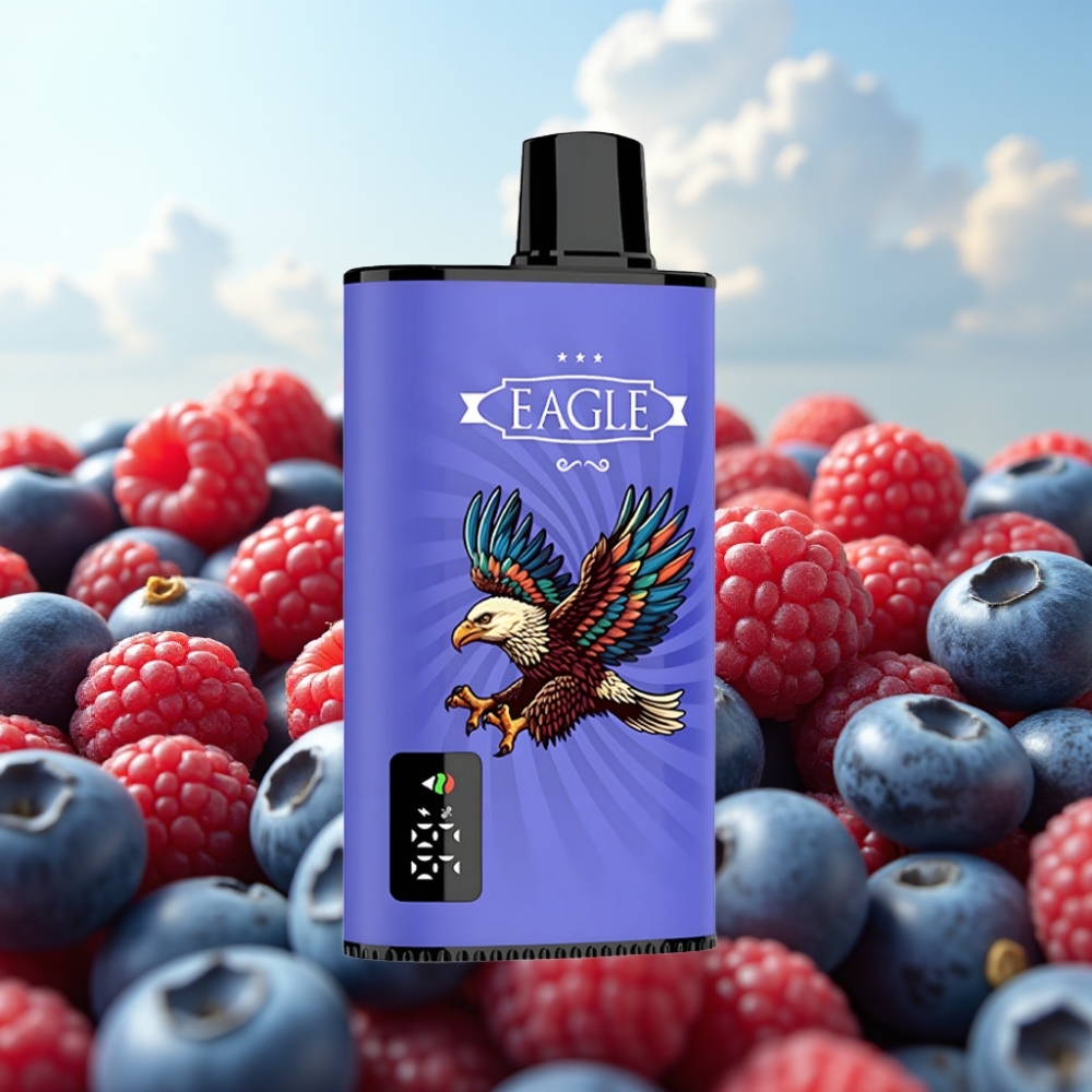 JNR EAGLE Smart 23000 Puffs Dispozabil Vape Боровница Малина Трешња – 25ml, 2% никотин, 750mAh, Digital Screen