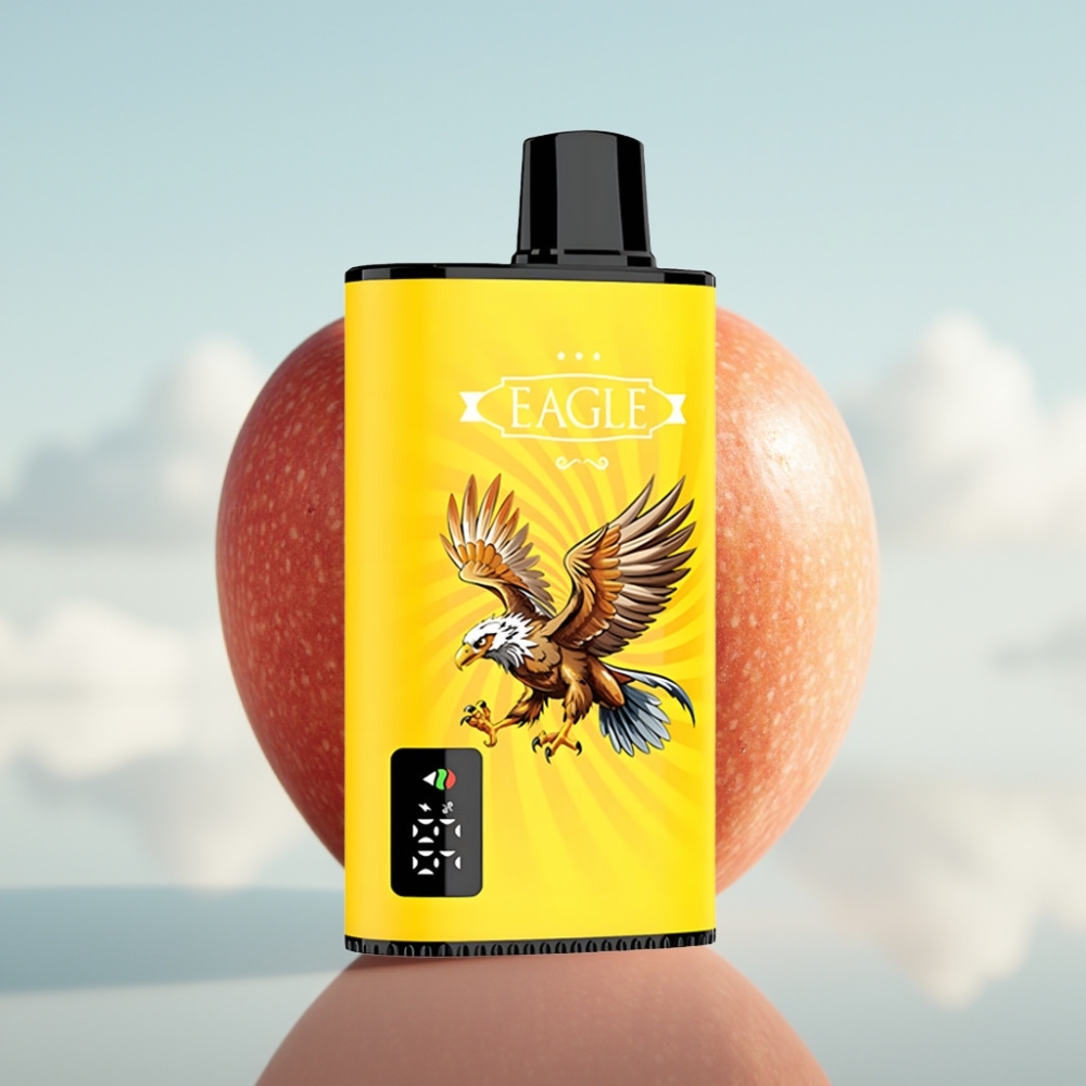 JNR EAGLE Smart 23000 Pufova Jednokratna Vape sa digitalnim ekranom, 1.0ohm Mesh Coil i 750mAh baterijom – Dve Jabuke