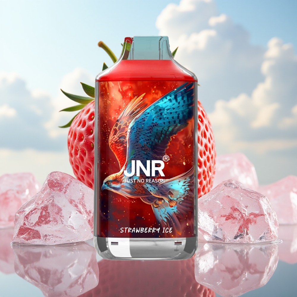 JNR Falcon 16000 Puffs Dispozabil Vape Jagoda Led 850 mAh, 22ml, Dual Mesh Coil