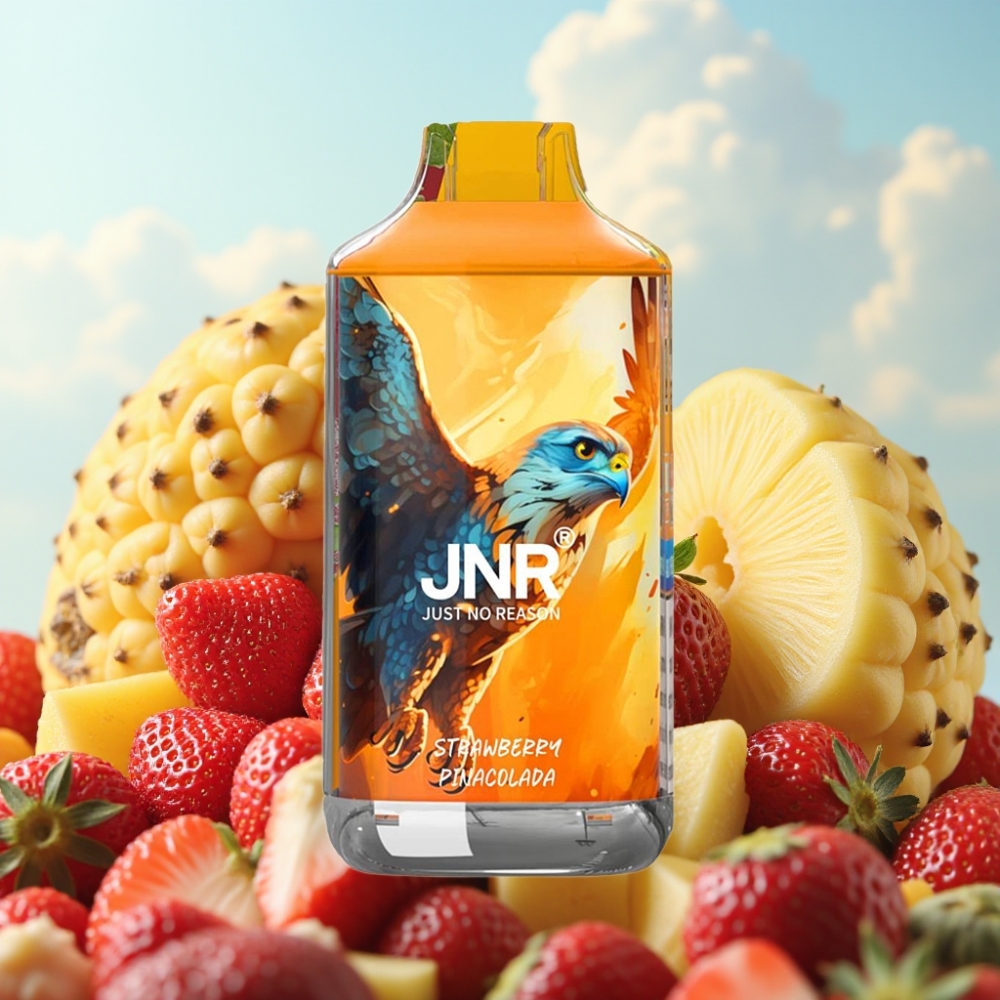 JNR Falcon 16000 Puffs Dispozabil Vape Jagoda Pina Kolada – 22ml, Dual Mesh Coil, Smart LED Display