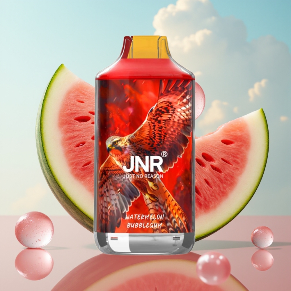 JNR Falcon 16000 Puffs Dispozabil Vape Lubenica Žvakaća Guma – 850 mAh, 22ml, Dual Mesh Coil