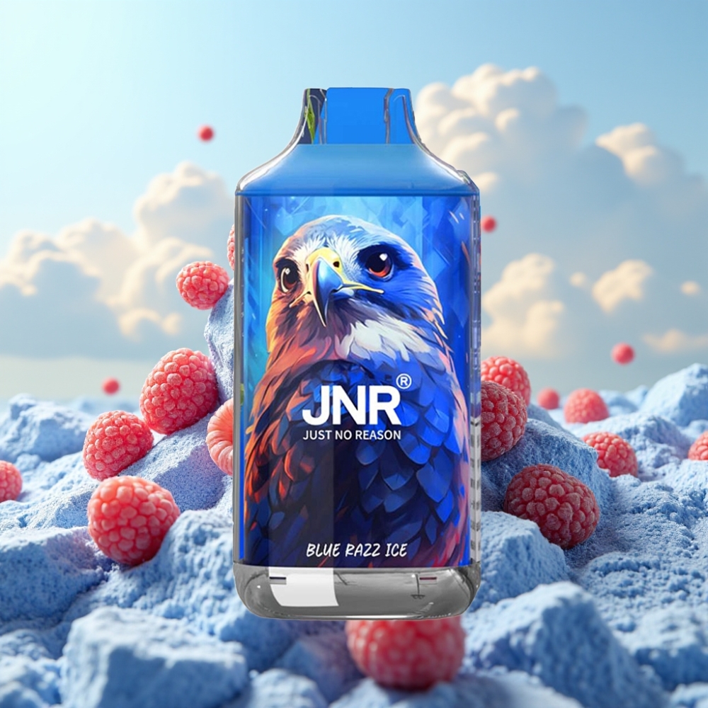 JNR Falcon 16000 Puffs Dispozabil Vape Plavi Malina Led – 850 mAh, 22ml, Dual Mesh Coil, Type C